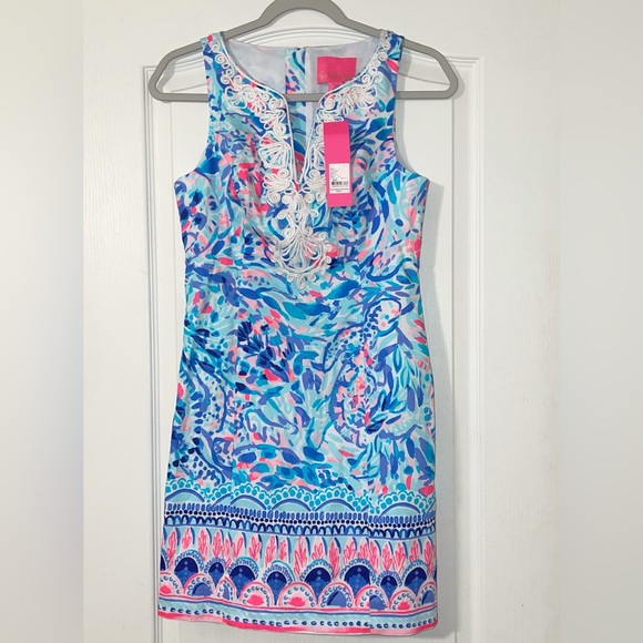 Lilly Pulitzer Dresses & Skirts - Lilly Pulitzer - Gabby Shift Dress. Breakwater Tint. Party Wave NWT
